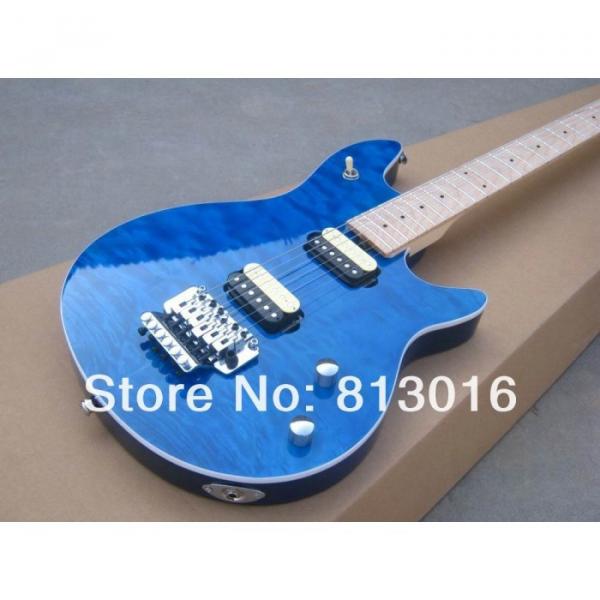 Custom Shop EVH Peavey Electric Guitar Blue Quilt Flame #3 image