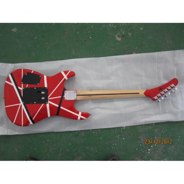 Custom Shop EVH Kramer Red Red White Stripe Electric Guitar #3 image