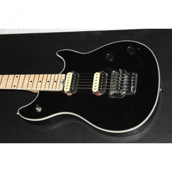 Custom Shop EVH Wolfgang Black Floyd Rose Vibrato Electric Guitar #4 image