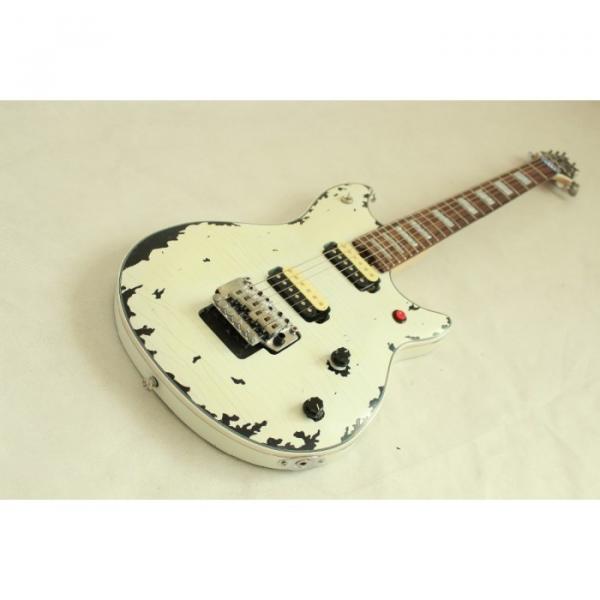 Custom Shop EVH Peavey Electric Guitar Relic Vintage White #1 image