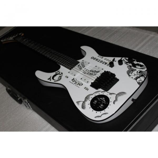 Custom Shop ESP White Kirk Hammett Ouija Electric Guitar #2 image