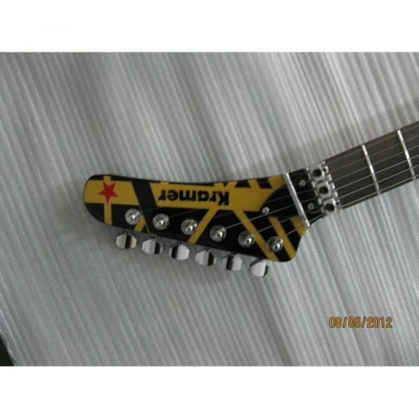 Custom Shop EVH 5150 Yellow Black Electric Guitar #2 image