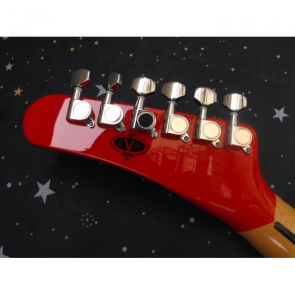 Custom Shop EVH 5150 Red White Electric Guitar #5 image