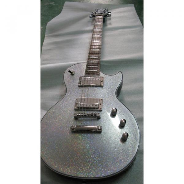 Custom Shop ESP Silver Dust Sparkle Electric Guitar #5 image