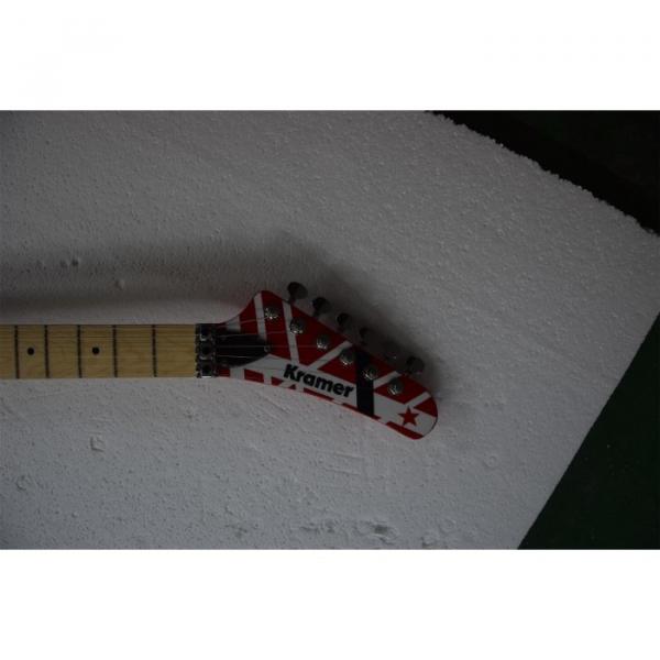 Custom Shop EVH 5150 Red White Black Stripe Kramer Electric Guitar #2 image