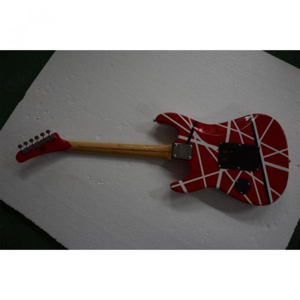 Custom Shop EVH 5150 Red White Black Stripe Kramer Electric Guitar #5 image