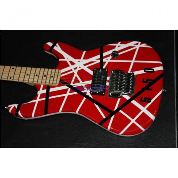 Custom Shop EVH 5150 Black White Stripes Electric Guitar #1 image