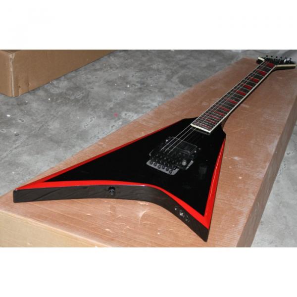 Custom Shop ESP Red Black Electric Guitar #4 image