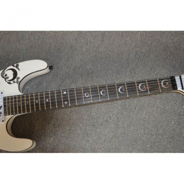 Custom Shop ESP White Kirk Hammett Ouija Electric Guitar Rosewood #3 image