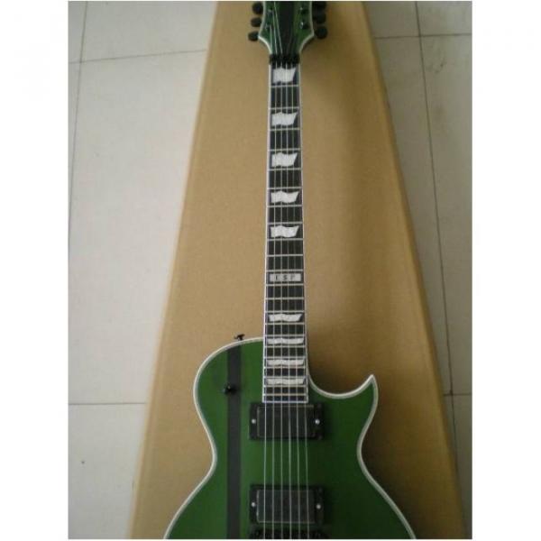 Custom Shop ESP Military Green Electric Guitar #2 image