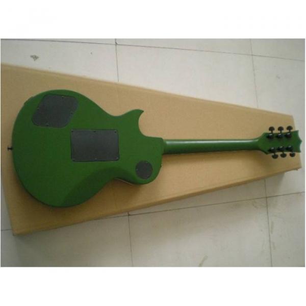 Custom Shop ESP Military Green Electric Guitar #4 image