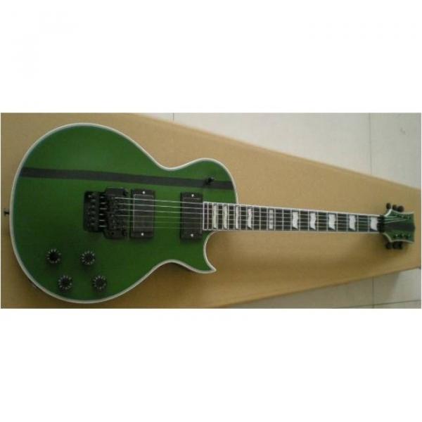 Custom Shop ESP Military Green Electric Guitar #5 image