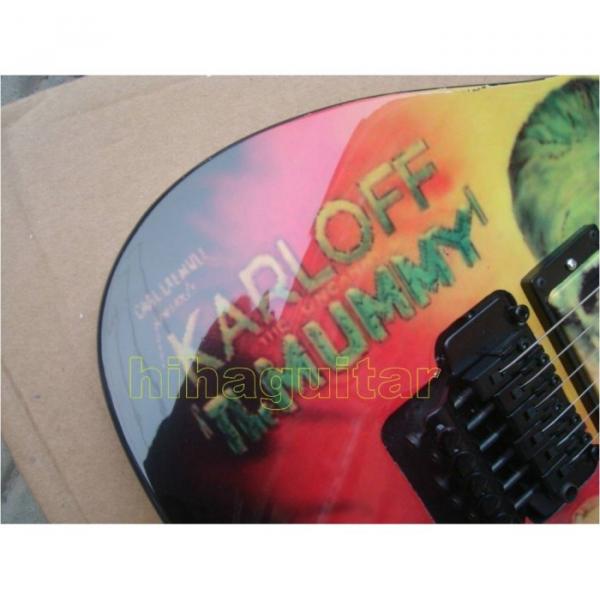 Custom Shop ESP Karloff Mummy Black Electric Guitar #5 image