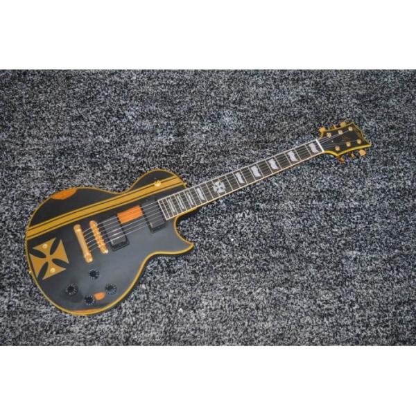 Custom Shop ESP Metallica James Hetfield Iron Cross 6 String Electric Guitar #1 image