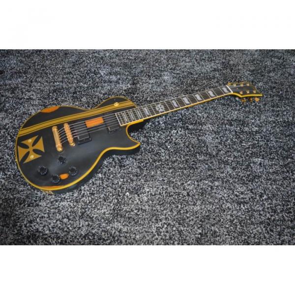 Custom Shop ESP Metallica James Hetfield Iron Cross 6 String Electric Guitar #4 image
