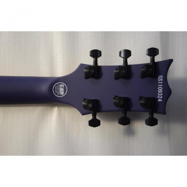 Custom Shop ESP Eclipse Purple Matte Electric guitar #5 image