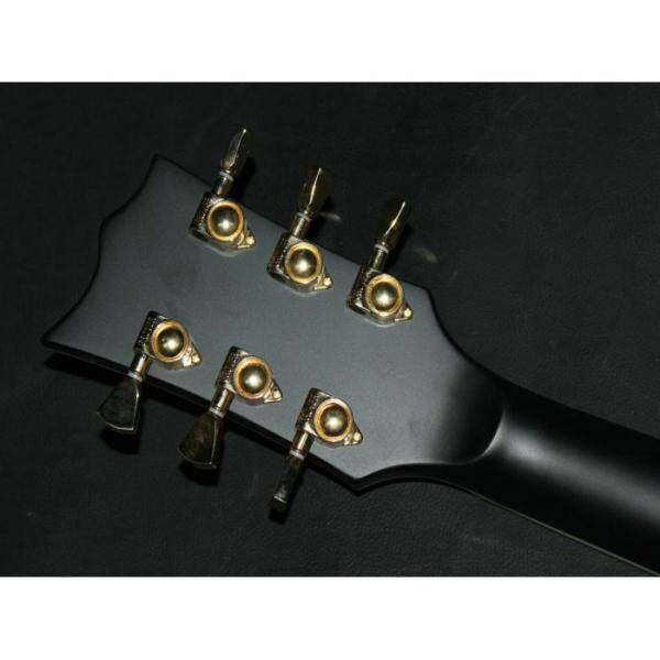 Custom Shop ESP Matt Black Electric Guitar #5 image