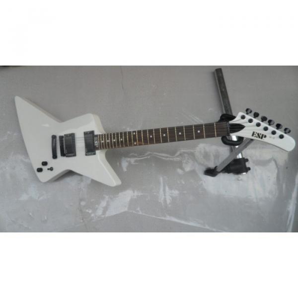 Custom Shop ESP Korina White Electric Guitar #3 image
