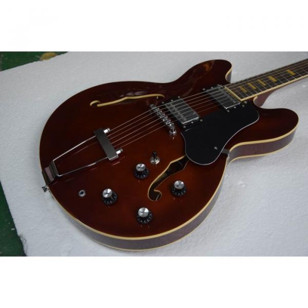 Custom Shop ES335 Historic Walnut Brown Electric Guitar #1 image