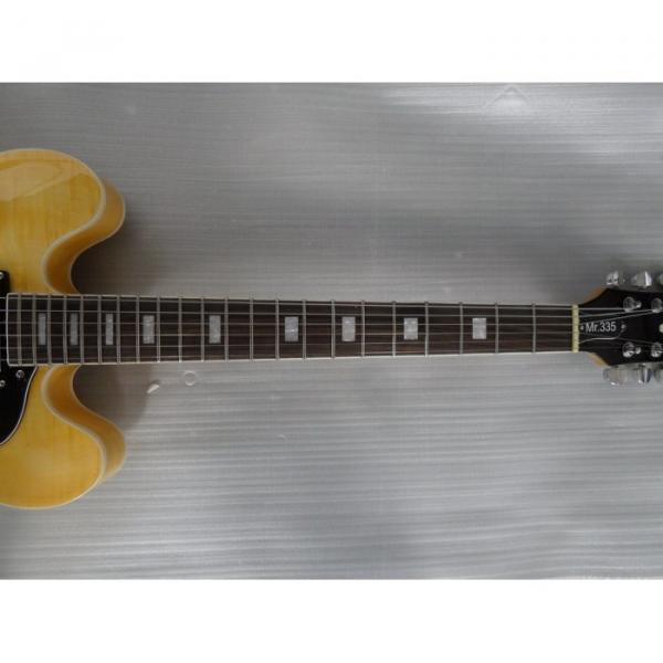 Custom Shop ES335 Yellow Electric Guitar #2 image