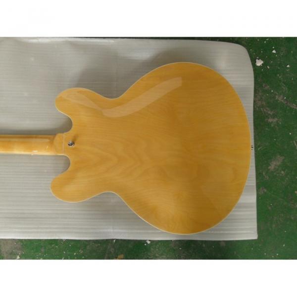 Custom Shop ES335 Yellow Electric Guitar #4 image