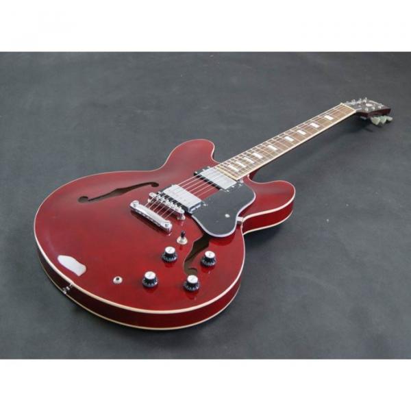 Custom Shop ES335 VOS Burgundy Red Jazz Electric guitar #1 image