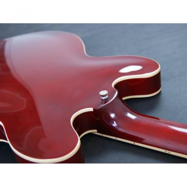 Custom Shop ES335 VOS Burgundy Red Jazz Electric guitar #2 image