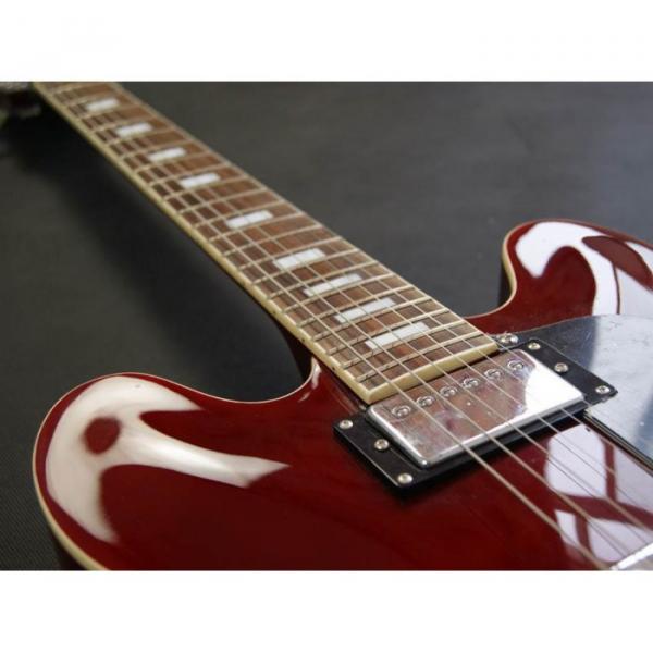 Custom Shop ES335 VOS Burgundy Red Jazz Electric guitar #5 image