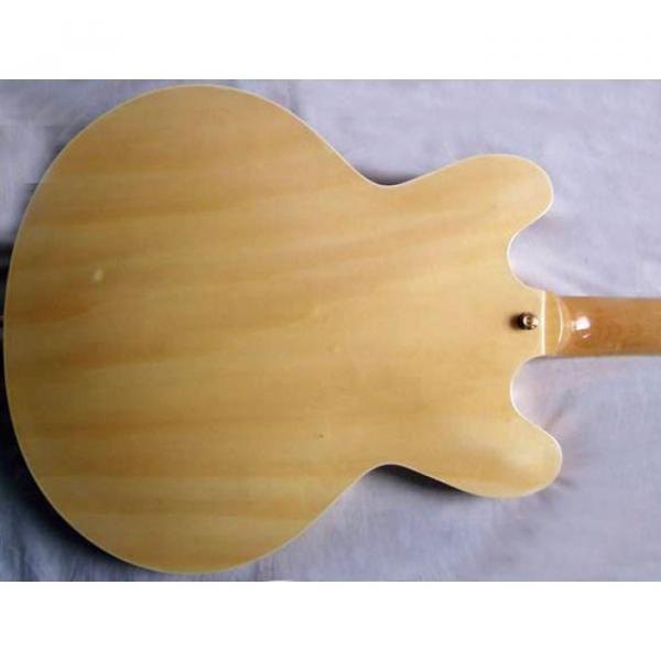 Custom Shop ES335 Spalted Natural Maple Veneer Electric Guitar #4 image