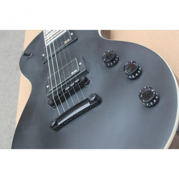 Custom Shop Eclipse ESP Matte Black Electric Guitar #3 image