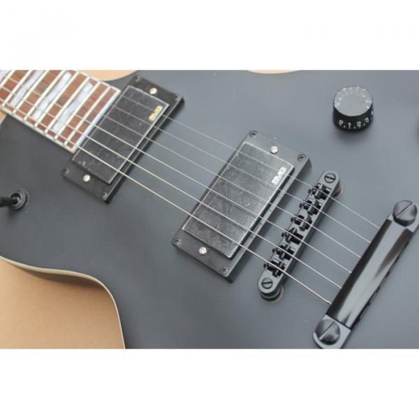 Custom Shop Eclipse ESP Matte Black Electric Guitar #5 image