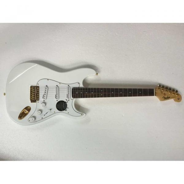 Custom Shop Eric Johnson White Fender Stratocaster Electric Guitar #1 image