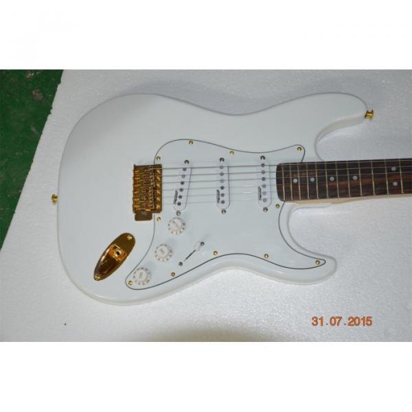 Custom Shop Eric Johnson White Fender Stratocaster Electric Guitar #5 image