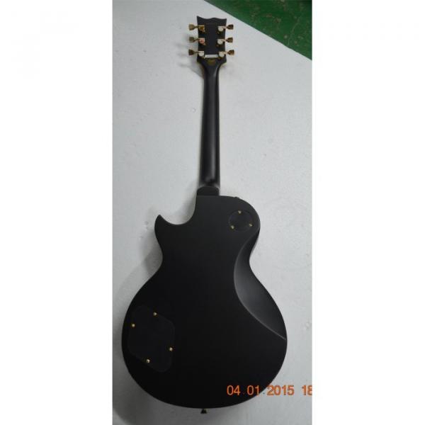 Custom Shop Eclipse ESP Matte Black Electric Guitar #4 image