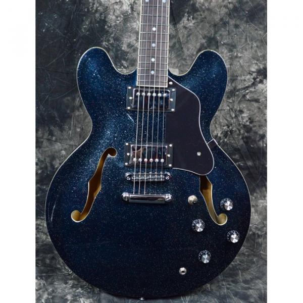 Custom Shop ES 335 Sapphire Blue Jazz Electric Guitar #1 image