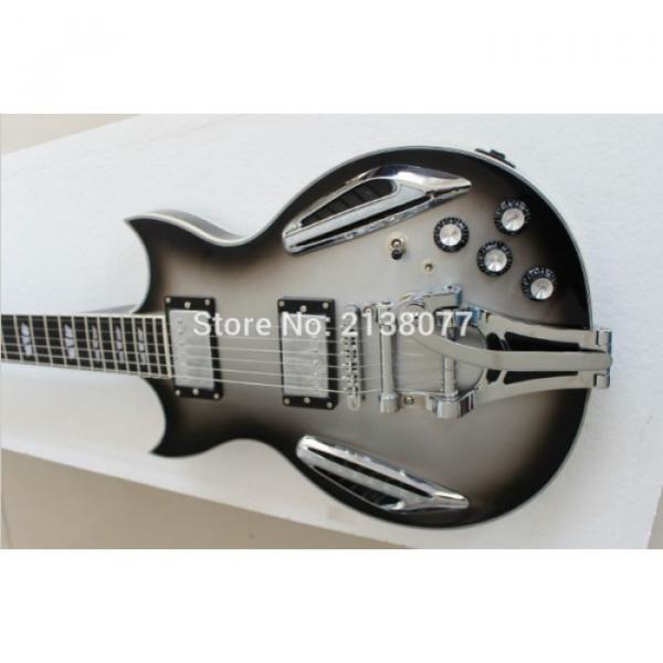 Custom Shop ES 335 Bigbys Silver Burst LED Jazz Electric Guitar #2 image