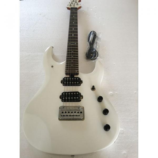 Custom Shop Ernie Ball Musicman White Electric Guitar #1 image