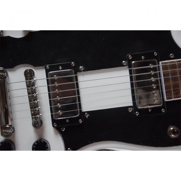 Custom Shop Don Felder EDS 1275 SG Double Neck Arctic White Electric Guitar #2 image