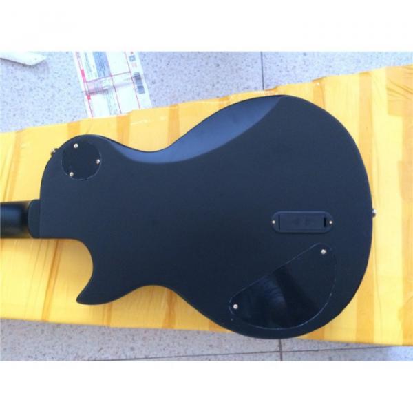 Custom Shop Eclipse ESP Matte Black Gold Hardware Electric Guitar #4 image
