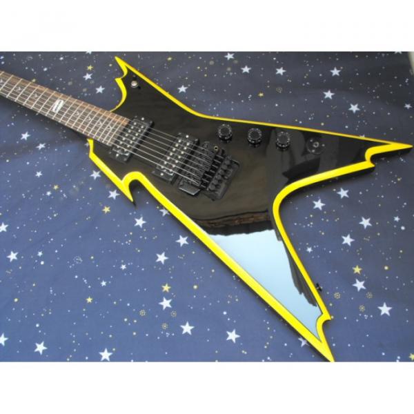 Custom Shop Dean Black Strange Electric Guitar #1 image