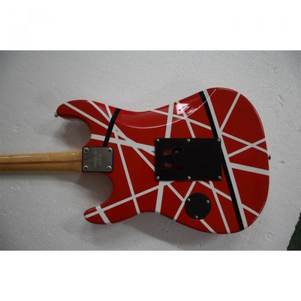 Custom Shop EVH 5150 Red White Black Stripe Kramer Electric Guitar #6 image