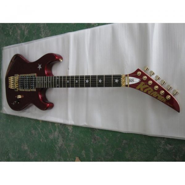 Custom Shop Dark Red Electric Guitar #3 image