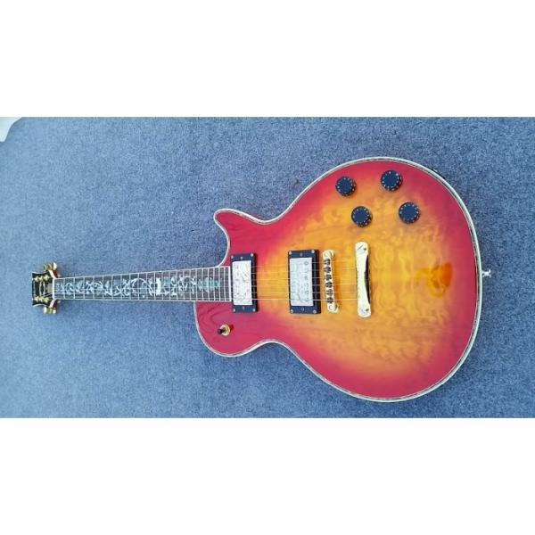 Custom Shop Cherry Honey Burst Electric Guitar #4 image