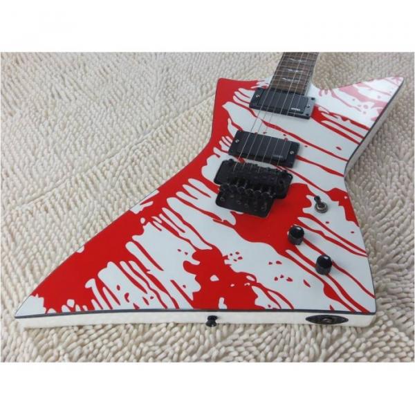 Custom Shop Dan Jacobs LTD ESP Blood Spatter Electric Guitar Authorized EMG Pickups #1 image