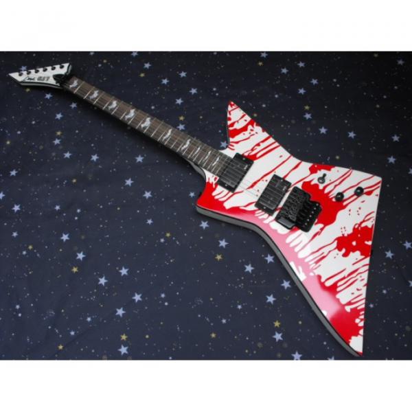 Custom Shop Dan Jacobs LTD ESP Blood Spatter Electric Guitar #1 image