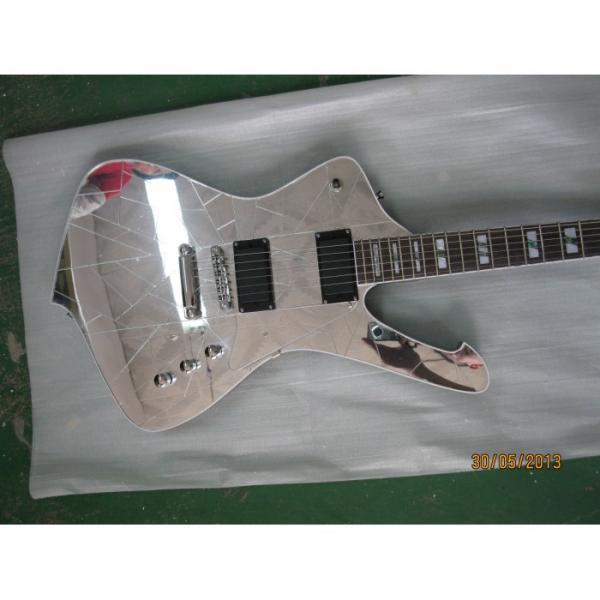 Custom Shop Crystal Iceman Ibanez Paul Stanley Electric Guitar #4 image