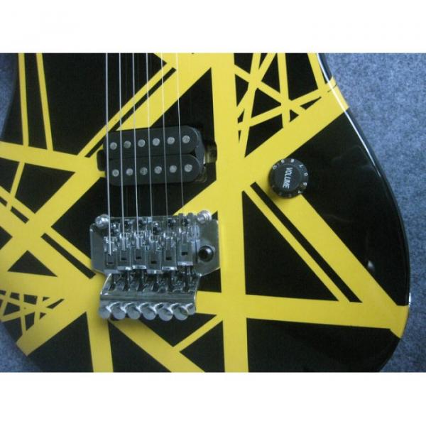 Custom Shop Charvel Black Yellow Electric Guitar #1 image