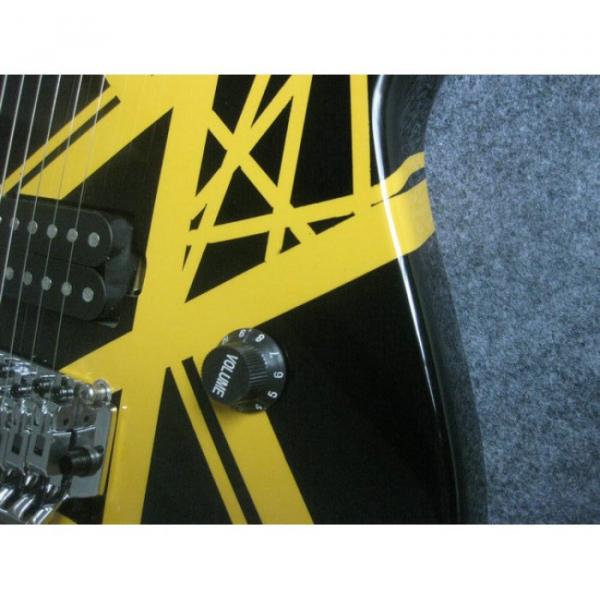 Custom Shop Charvel Black Yellow Electric Guitar #3 image