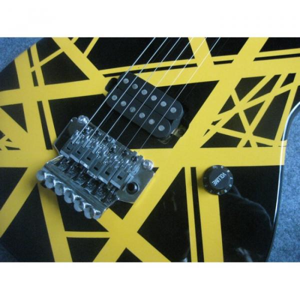 Custom Shop Charvel Black Yellow Electric Guitar #4 image