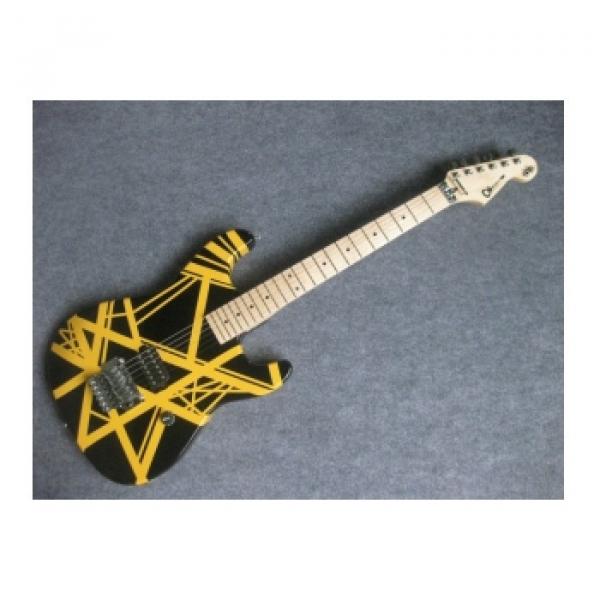 Custom Shop Charvel Black Yellow Electric Guitar #5 image